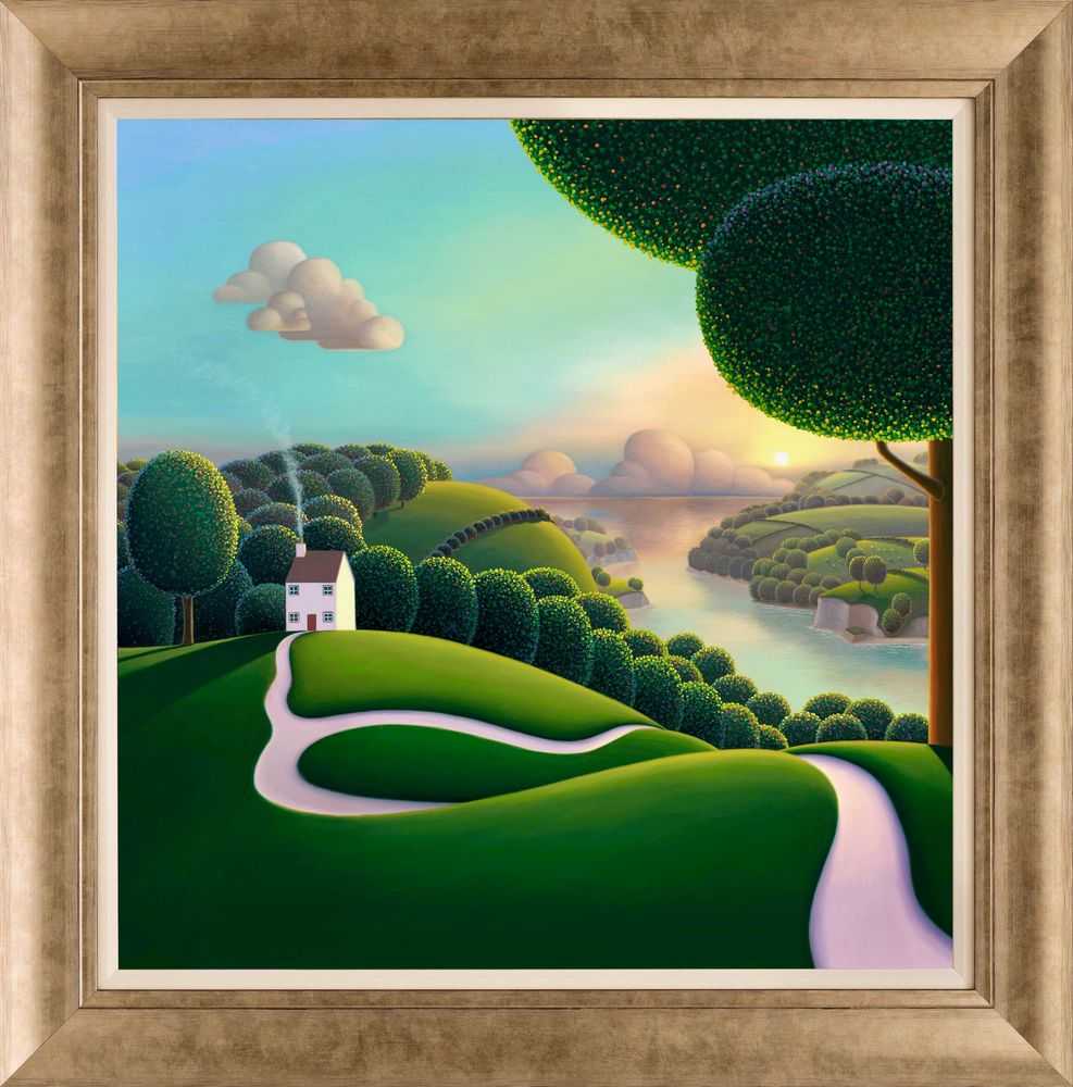 Paul Corfield, ‘High Above The Estuary’, 2019, Print, Fine Art Print, Castle Fine Art, Framed