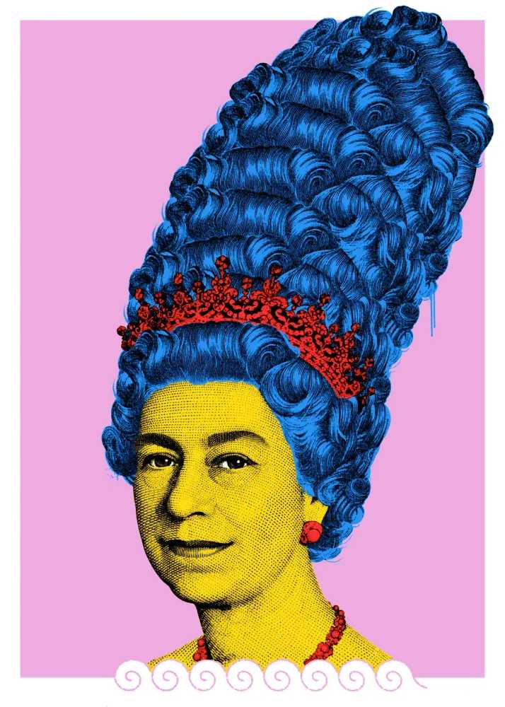 Penny, ‘Her Margesty (Pink)’, 08-03-2017, Print, 8 layer hand pulled screen print on 290gsm Coventry stock, Bottleneck Gallery, Numbered