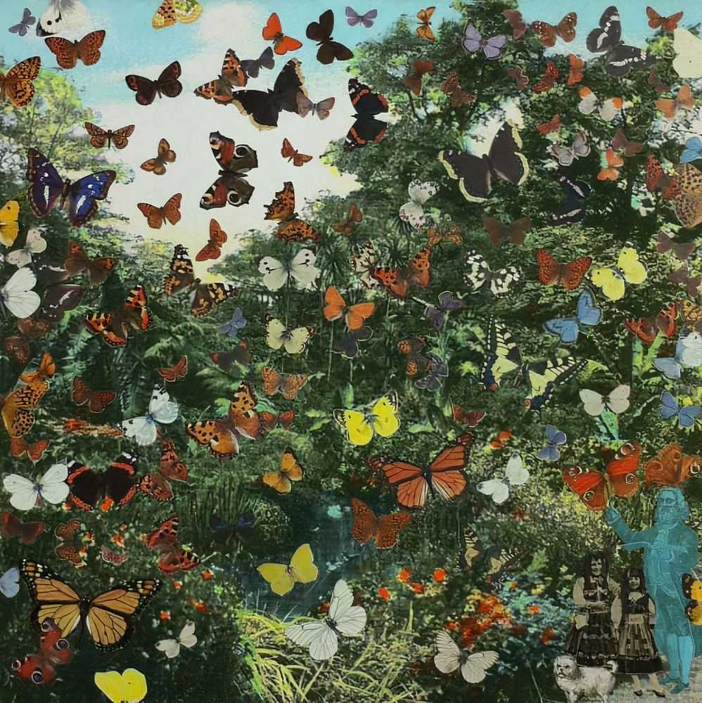 Peter Blake, ‘London - Hyde Park – Positively the Last Appearance of the Butterfly Man’, 2012, Print, Silkscreen print on 410gsm Somerset Tub Sized, Paul Stolper Gallery, Numbered