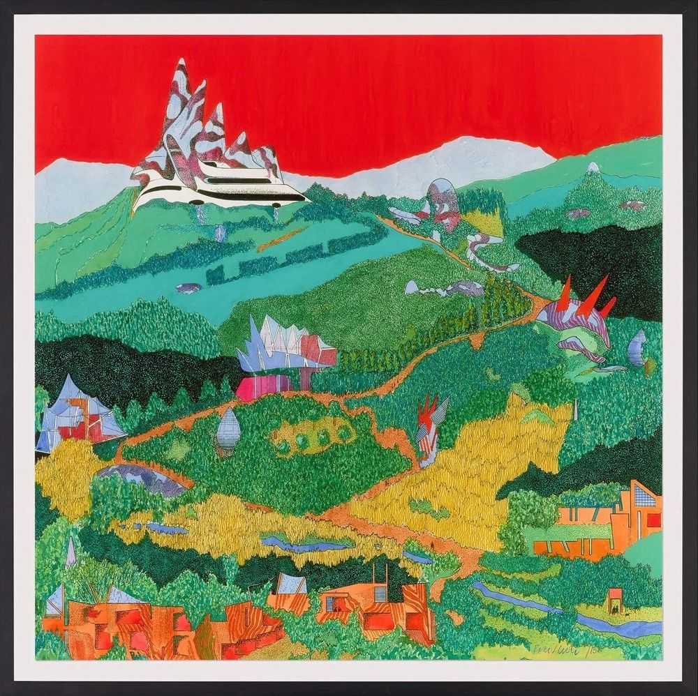 Peter Cook, ‘Hillside’, 2026, Print, Giclée print on smooth cotton rag, null, Numbered, Framed