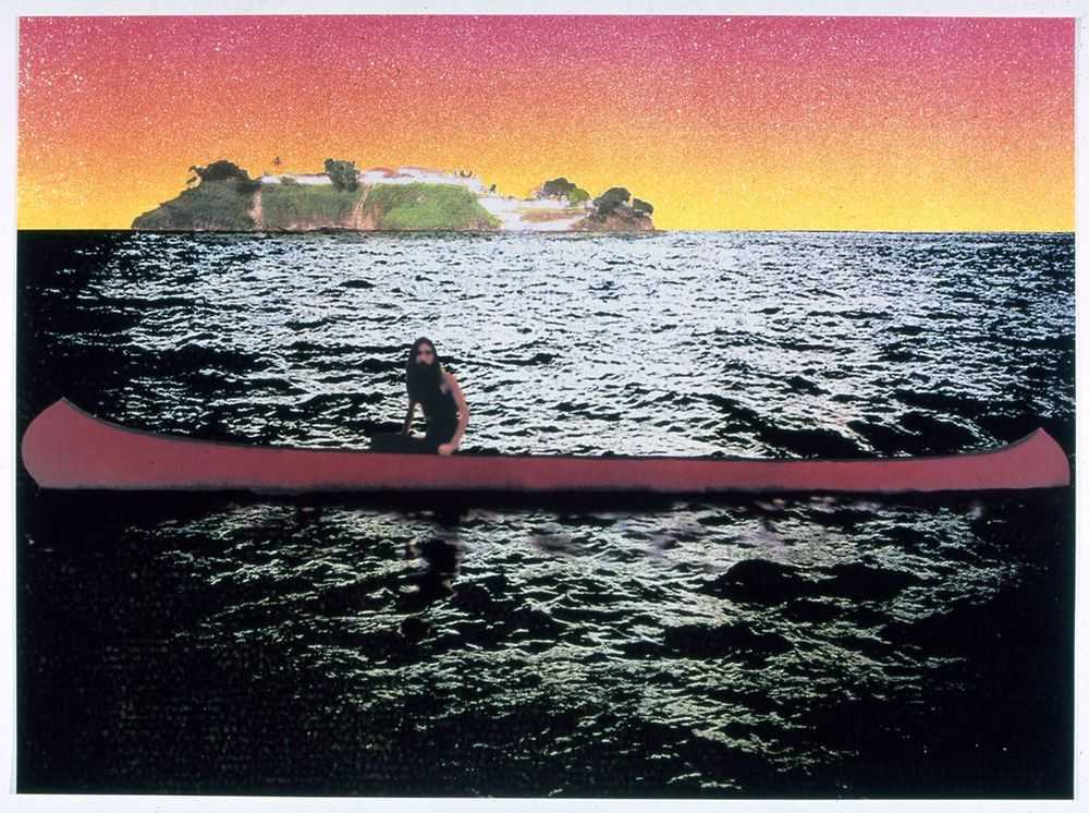 Peter Doig, ‘Canoe - Island’, 2000, Print, 12 colour Silkscreen printed on 300 gsm Somerset Tub Sized paper, Counter Editions, Numbered, Dated