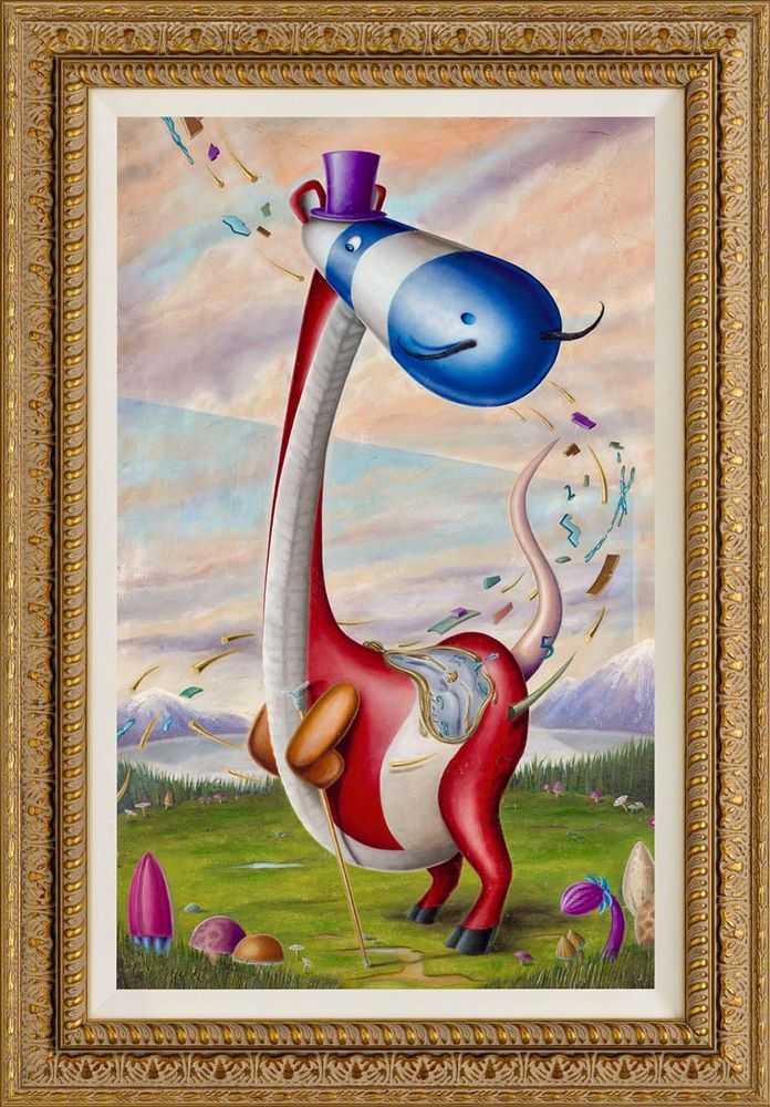 Peter Smith, ‘Dalisaurus Surrealius - Canvas on Board Edition’, 2013, Print, Giclee on board, Castle Fine Art, Numbered