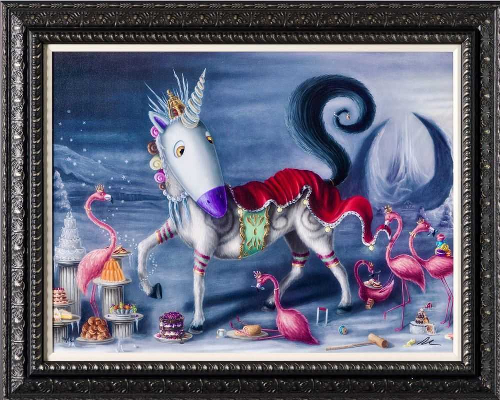 Peter Smith, ‘The Quintessentially Quaint Queen Of Ices’, 2024, Print, Giclee On Canvas, Castle Fine Art, Numbered, Framed