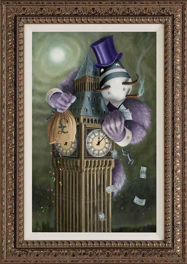 Peter Smith, ‘The Rampant Jekylled Whatabanker (Canvas on Board)’, 2013, Print, Giclee on board, Castle Fine Art, Numbered