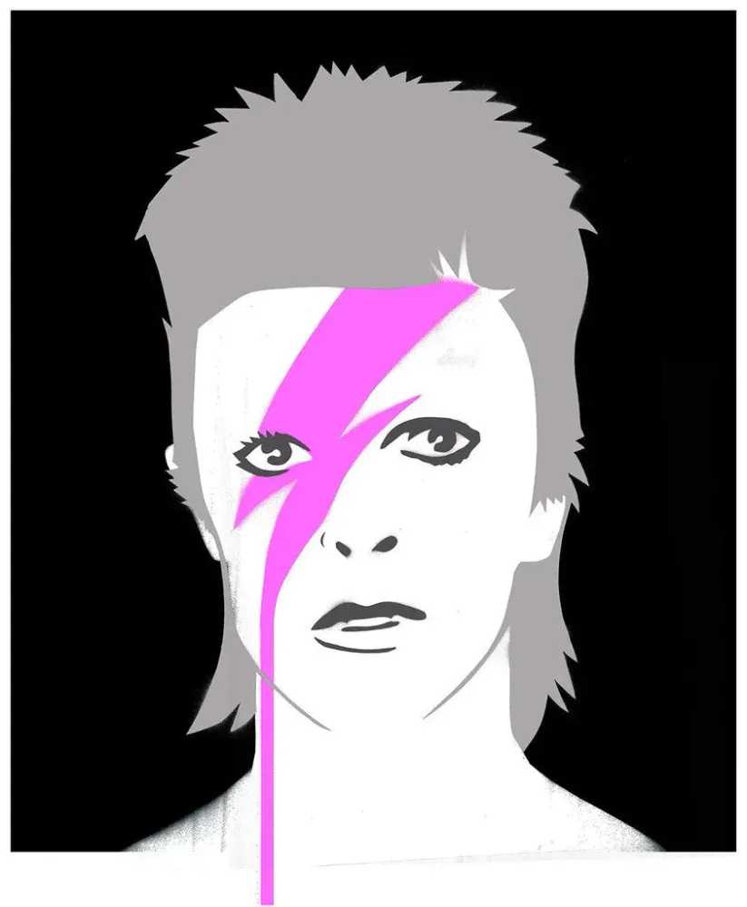 Pure Evil, ‘A Lad Insane (The Stars Look Very Different Today)’, 12-01-2016, Print, 5 Colour Screenprint on 330gsm Fedrigoni Paper, Self-released, Numbered
