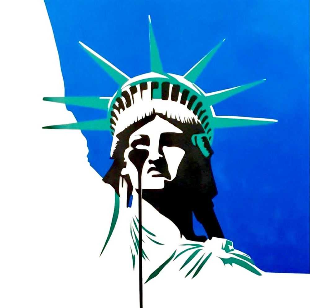 Pure Evil, ‘America's Nightmare’, 14-11-2016, Print, 3 Colour Screenprint on 330gsm Fedrigoni Paper, Self-released, Numbered