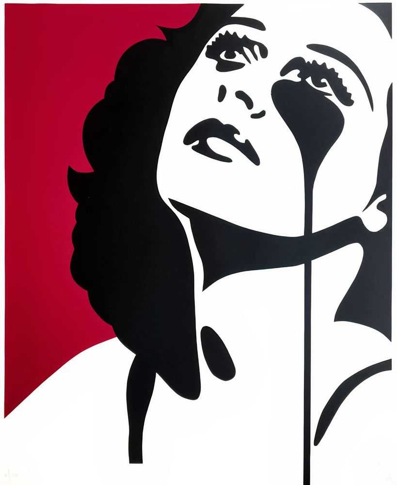 Pure Evil, ‘Hedy, Watch The Stars (Hedy Lamarr, The Inventor)’, 02-05-2017, Print, 2-Color Screen Print on Fine Art Paper, 1xRUN, Numbered
