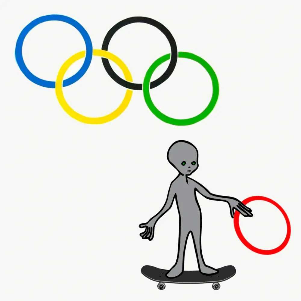 Pure Evil, ‘New Logo For The Intergalactic Skateboarding Team’, 23-07-2021, Print, 6 colour screenprint on 330gsm Fedrigoni paper
, Self-released, Numbered