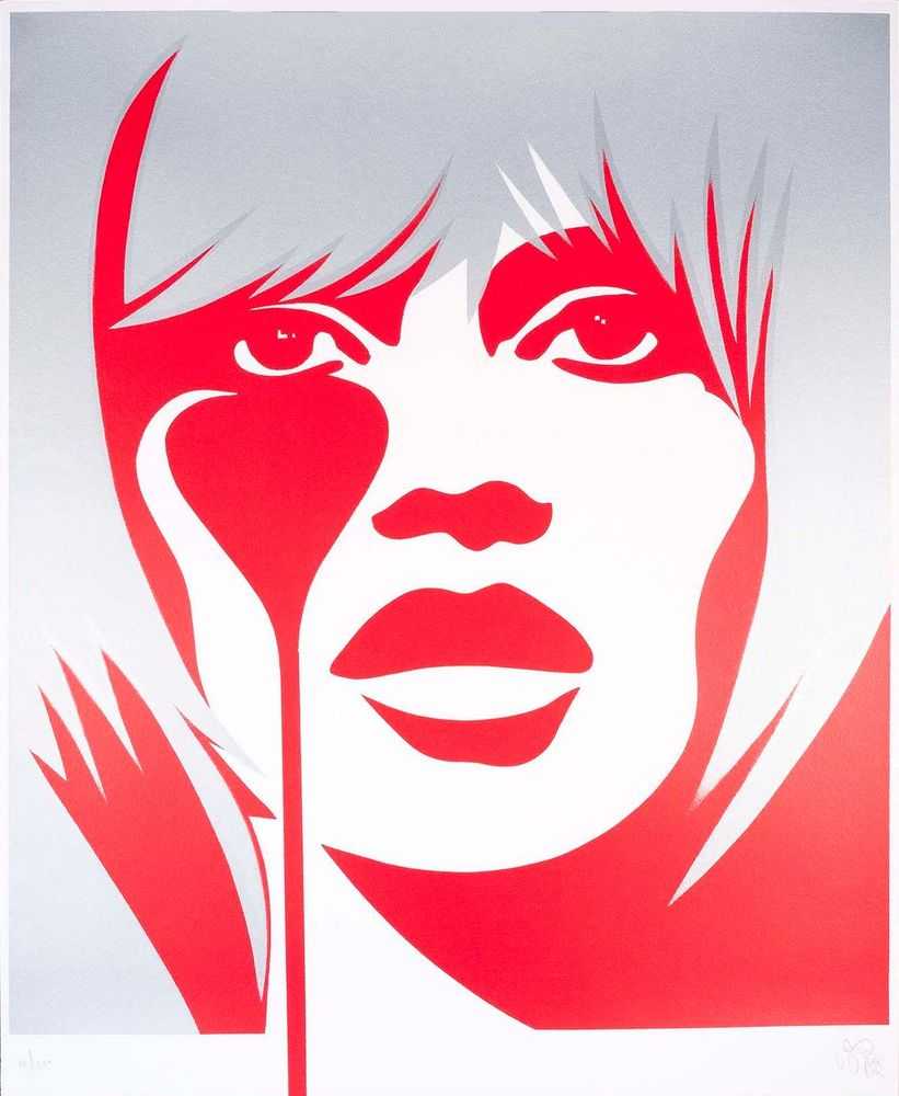 Pure Evil, ‘Roger Vadim's Nightmare (Cherry Red & Silver)’, 02-02-2015, Print, 2 Colour Screenprint on 330gsm Fedrigoni Paper, Self-released, Numbered