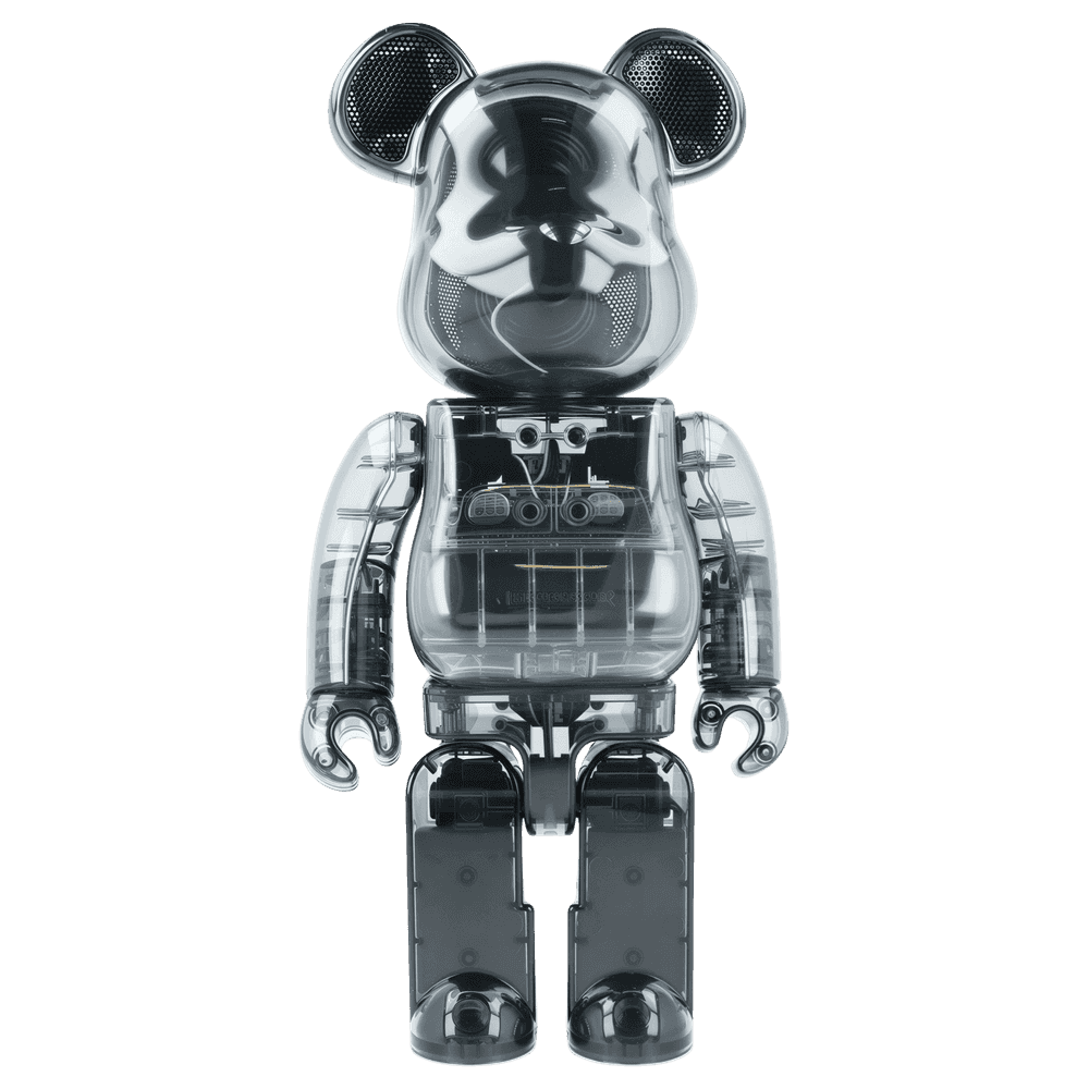 Bearbrick, ‘400% Bearbrick Portable Speaker RINARO (Smoke)’, 2023, Collectible, PVC Bluetooth audio speaker, null,