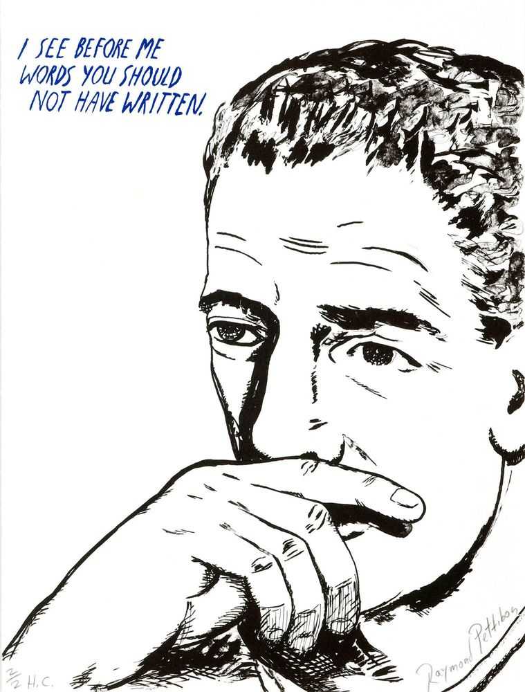 Raymond Pettibon, ‘Untitled (I See Before Me...)’, 2002, Print, Lithograph, Brooke Alexander, Numbered