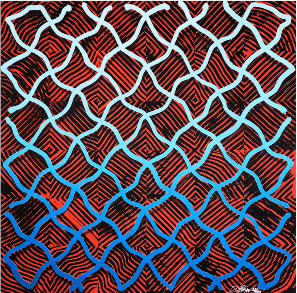 Revok, ‘LSC (II)’, 08-11-2014, Print, 12 Colours hand pulled screenprint on Coventry Rag Archival Paper, Library Street Collective, Numbered
