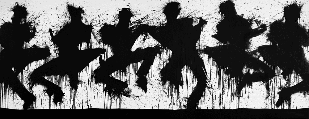 Richard Hambleton, ‘6 Shadow Figures’, 2017, Print, Fine art print on 308gsm Hahnemule paper, null, Numbered, Framed
