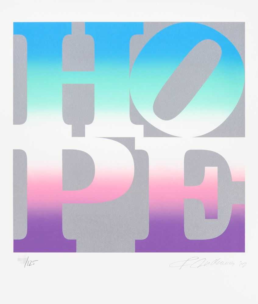 Robert Indiana, ‘Spring (Four Seasons of Hope Silver)’, 2012, Print, Screenprint in colours on paper, Self-released, Numbered, Dated