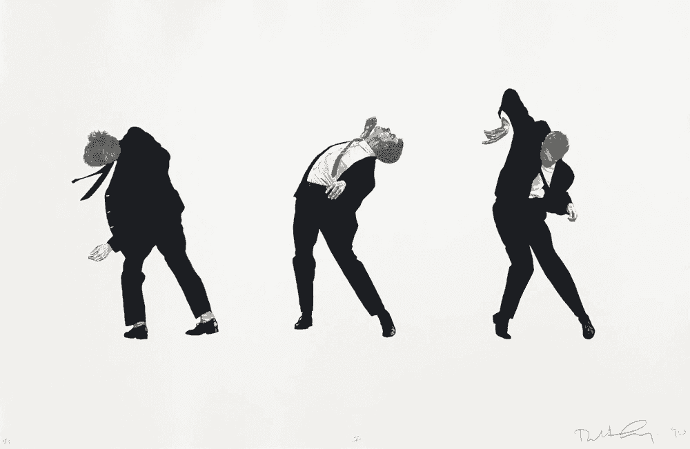 Robert Longo, ‘Men in the Cities (3 Men)’, 1990, Print, Lithograph, null, Numbered