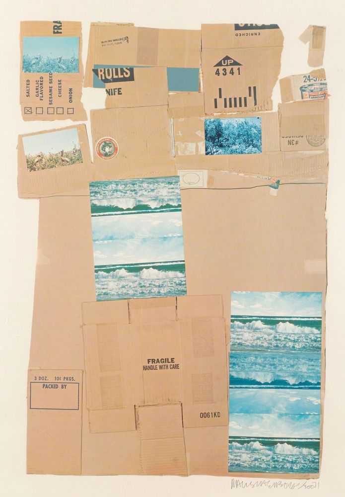Robert Rauschenberg, ‘General Delivery’, 1971, Print, Screenprint and offset lithograph in colors with collage, null, Dated