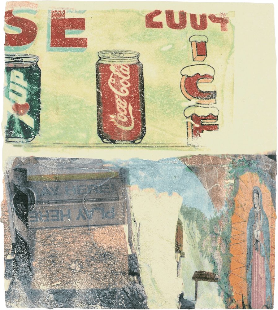 Robert Rauschenberg, ‘L.A. Uncovered #3’, 1988, Print, Screenprint in colours, on John Koller HMP tan paper, the full sheet, null, Numbered