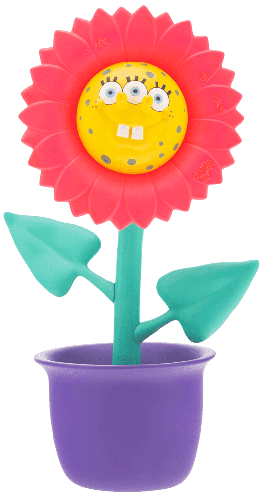 Ron English, ‘Sun Flower Sculpture - Spongebob (Shocking Pink Special Edition)’, 01-09-2017, Sculpture, Mixed media, steel reinforced, vinyl, metal, APPortfolio, Numbered