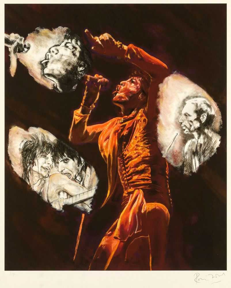 Ronnie Wood, ‘Stones Raw Panels I - Giclee on Paper Edition’, 2011, Print, Fine art print, null, Numbered
