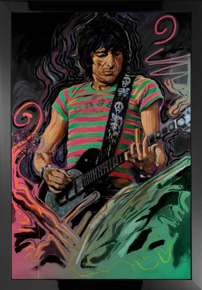 Ronnie Wood, ‘The Blue Smoke Suite - Ronnie - Boxed Canvas Edition’, 2011, Print, Fine art print on boxed canvas, null, Framed