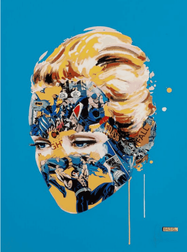 Sandra Chevrier, ‘La Cage Et La Battement Du Coeur Noir (Blue)’, 25-02-2015, Print, 30 colours screenprint on 300gsm Somerset, COA Gallery, Numbered