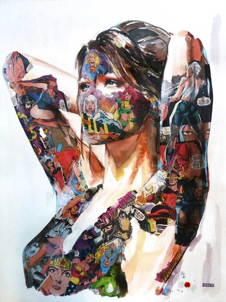 Sandra Chevrier, ‘La Cage Et La Femme Aux Mille Et Un Visages (A Woman of a Thousand Faces)’, 25-10-2013, Print, Pigment print on moad natural paper 300g, COA Gallery, Numbered
