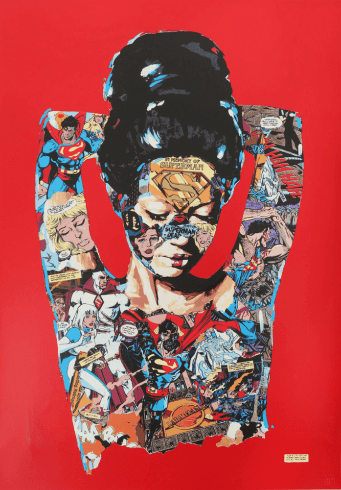 Sandra Chevrier, ‘La Cage Qui a Donné Sa Vie à L'humanité (Red)’, 30-01-2014, Print, 37 colour screenprint on 300gsm somerset paper, Graffiti Prints, Numbered