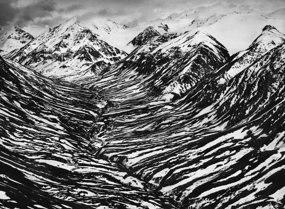 Sebastião Salgado, ‘Bighorn Creek in the Western Part of the Kluane National Park, Canada’, 2011, Print, Platinum-Palladium Print, null, Numbered, Dated