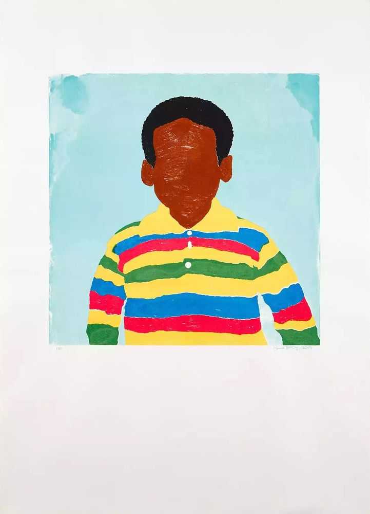 Shaina McCoy, ‘Troy Lee’, 2019, Print, Sreenprint in colors, on wove paper, with full margins, Simchowitz Gallery, Numbered