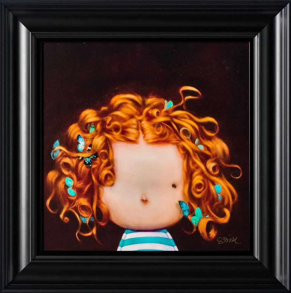 Shazia, ‘Little Blue’, 2023, Print, Fine Art Print, Castle Fine Art, Framed