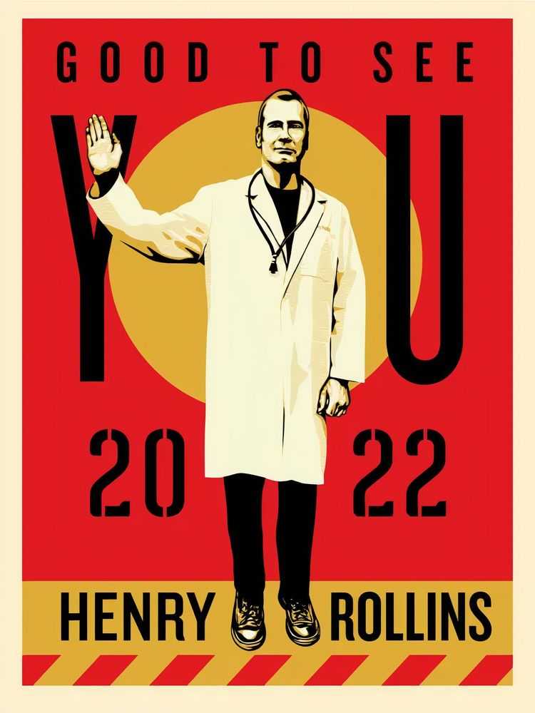 Shepard Fairey (Obey), ‘Good To See You’, 05-05-2022, Print, Screenprint on thick cream Speckletone paper, Self-released, Numbered, Dated