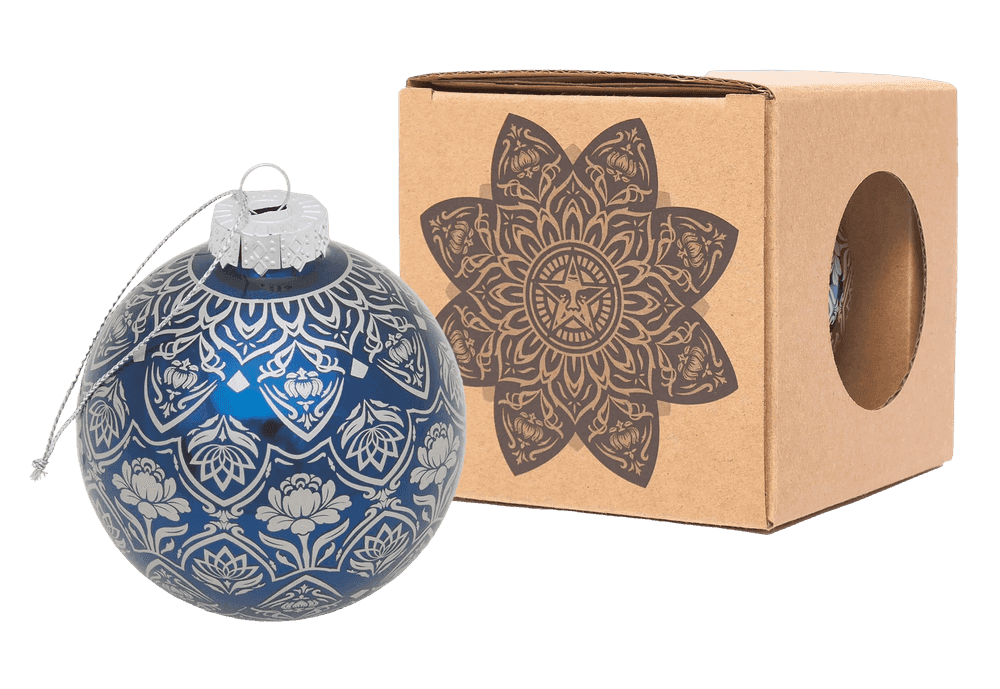 Shepard Fairey (Obey), ‘Obey Holiday Ornament - Cultivate Harmony’, 2022, Collectible, Limited-edition painted glass holiday ornament featuring original artwork; packaged in a kraft box with ornament-design print, null,