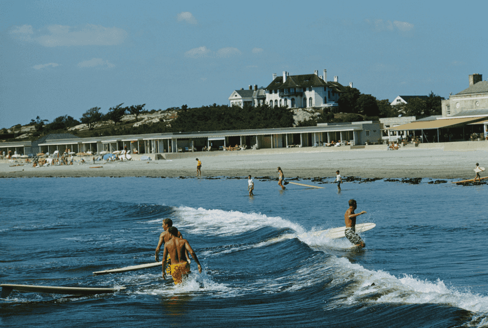 Slim Aarons, ‘Rhode Island Surfers, 1965 (Large)’, 1965, Photography, C-Type Print, null, Numbered