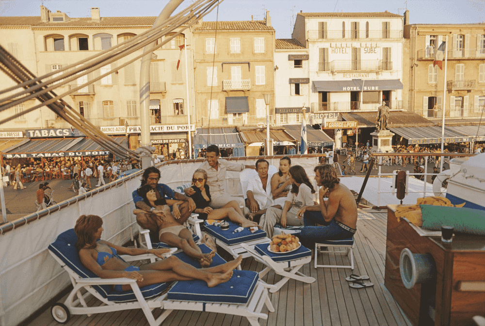 Slim Aarons, ‘Saint-Tropez, 1971 (Large)’, 1971, Photography, C-Type Print, null, Numbered