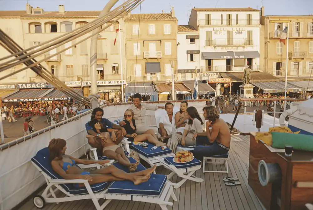 Slim Aarons, ‘Saint-Tropez, 1971 (Small)’, 1971, Photography, C-Type Print, null, Numbered