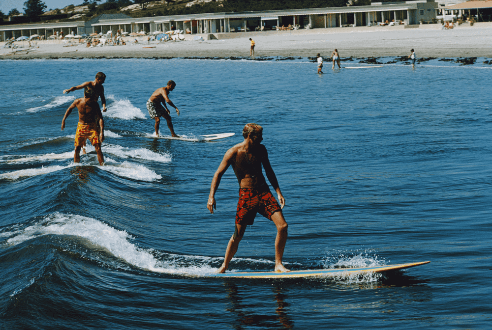 Slim Aarons, ‘Surfing Brothers (Large)’, 1955, Photography, C-Type Print, null, Numbered