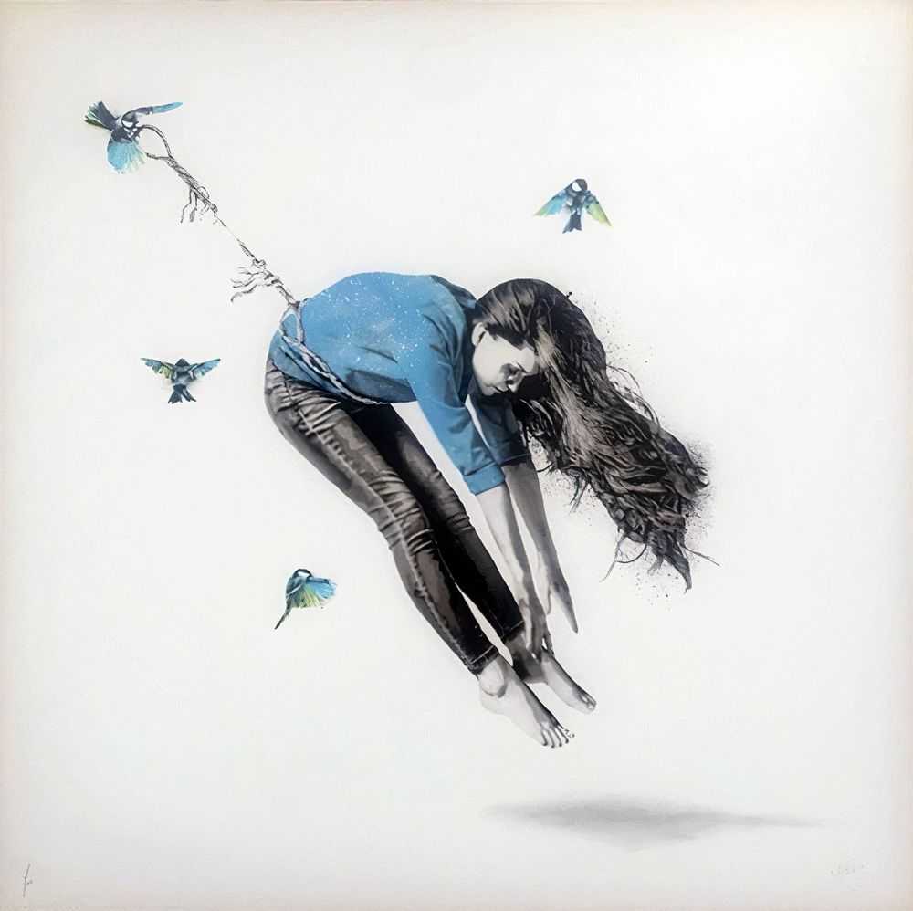 Snik, ‘Hold Fast Hope (Blue HF)’, 2019, Print, Hand painted 15 Colour screenprint On 330 Somerset paper, Graffiti Prints, Numbered