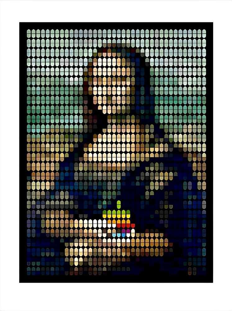 Speedy Graphito, ‘The Addiction Of Mona Lisa’, 22-12-2018, Print, Giclee Print, Castanier Gallery,