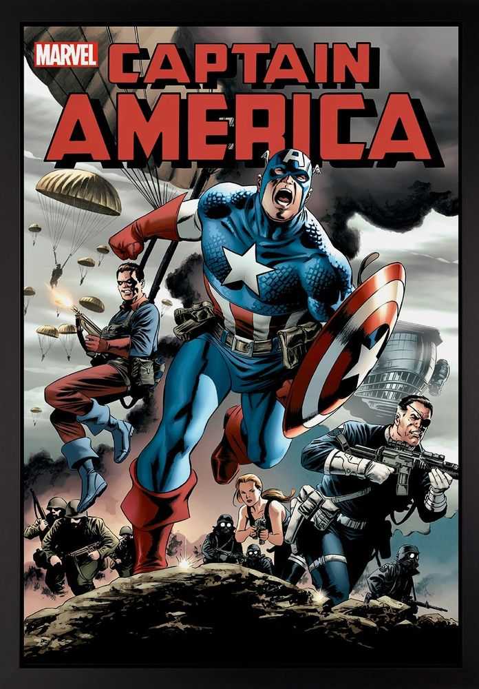 Stan Lee (Marvel), ‘Captain America’, 2020, Print, Fine Art Print, Castle Fine Art, Numbered