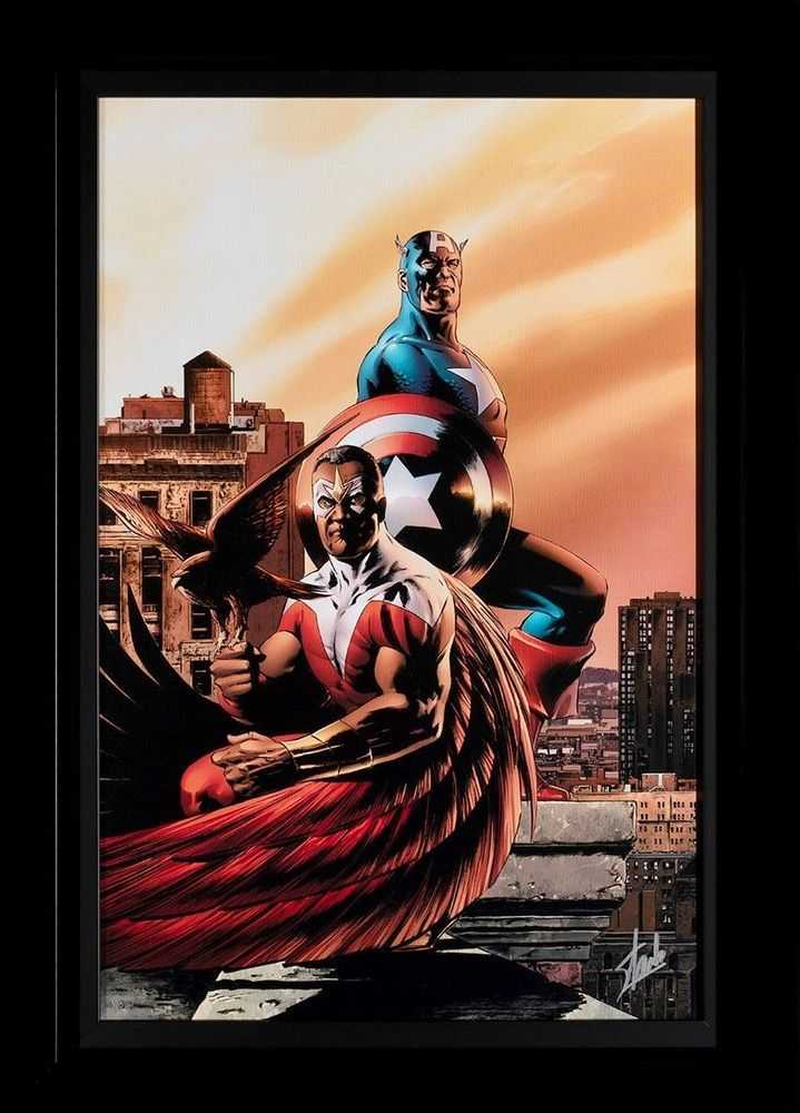 Stan Lee (Marvel), ‘Captain America & The Falcon #5 (Deluxe Edition)’, 2021, Print, Fine Art Print, Castle Fine Art, Numbered, Framed