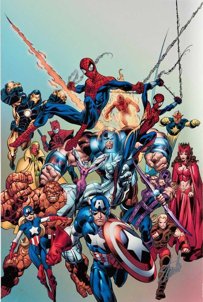 Stan Lee (Marvel), ‘Last Hero Standing #1’, 2021, Print, Giclee On Canvas, Castle Fine Art, Numbered