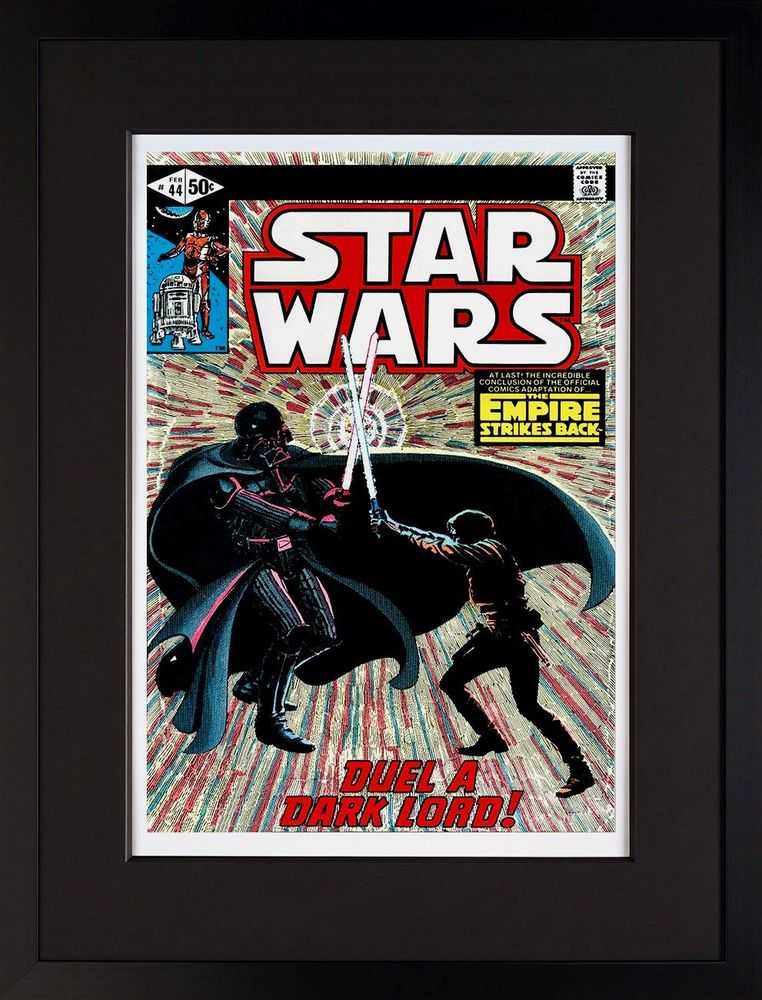 Stan Lee (Marvel), ‘Star Wars #44 - The Empire Strikes Back - Duel A Dark Lord (Small)’, 2015, Print, Giclee on paper, Castle Fine Art, Numbered, Framed