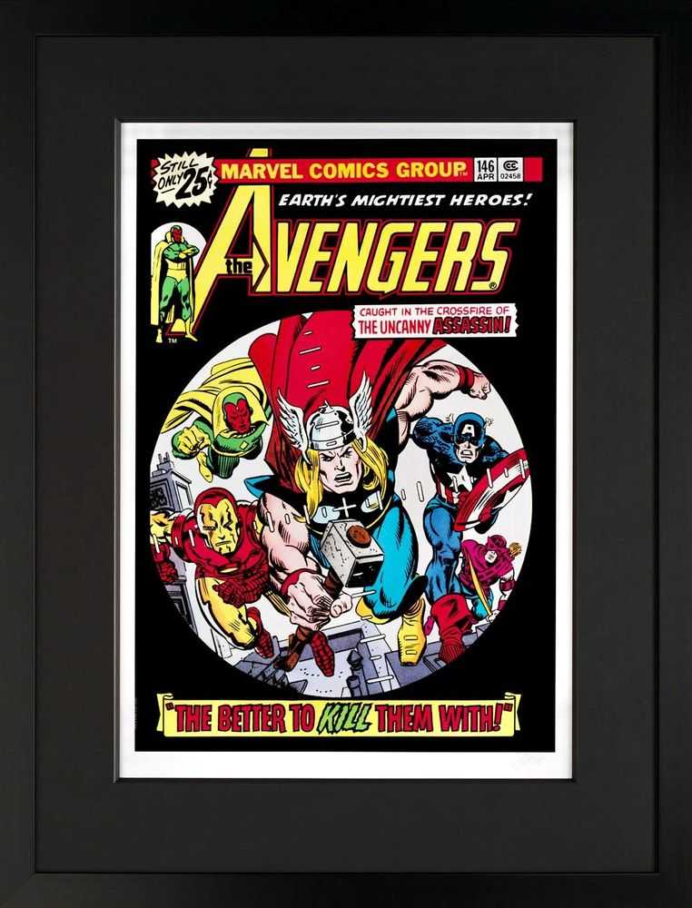 Stan Lee (Marvel), ‘The Avengers #146 - Giclee on Paper Edition’, 2013, Print, Giclee on paper, Castle Fine Art, Numbered, Framed