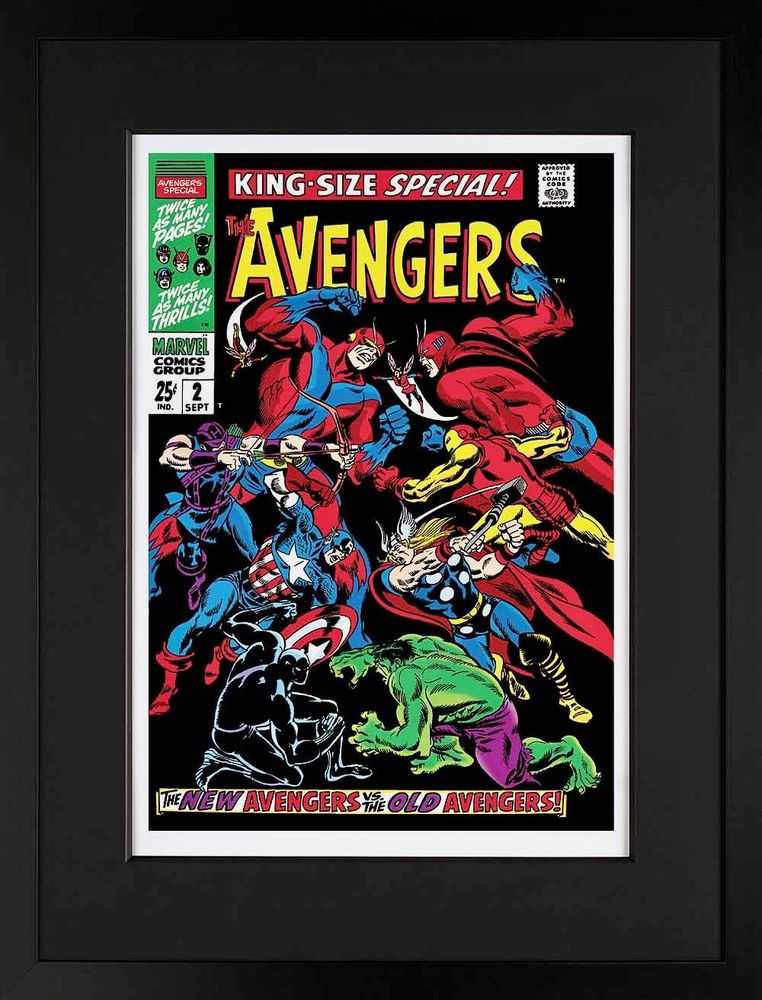 Stan Lee (Marvel), ‘The Avengers - King-Size Special #2 - Giclee on Paper Edition’, 2013, Print, Giclee on paper, Castle Fine Art, Numbered, Framed