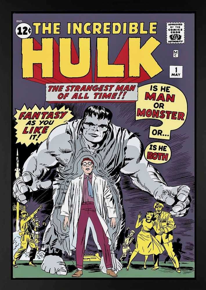 Stan Lee (Marvel), ‘The Incredible Hulk #1 - The Strangest Man of All Time! - Lou Ferrigno’, 2016, Print, Fine Art Print, Castle Fine Art, Numbered