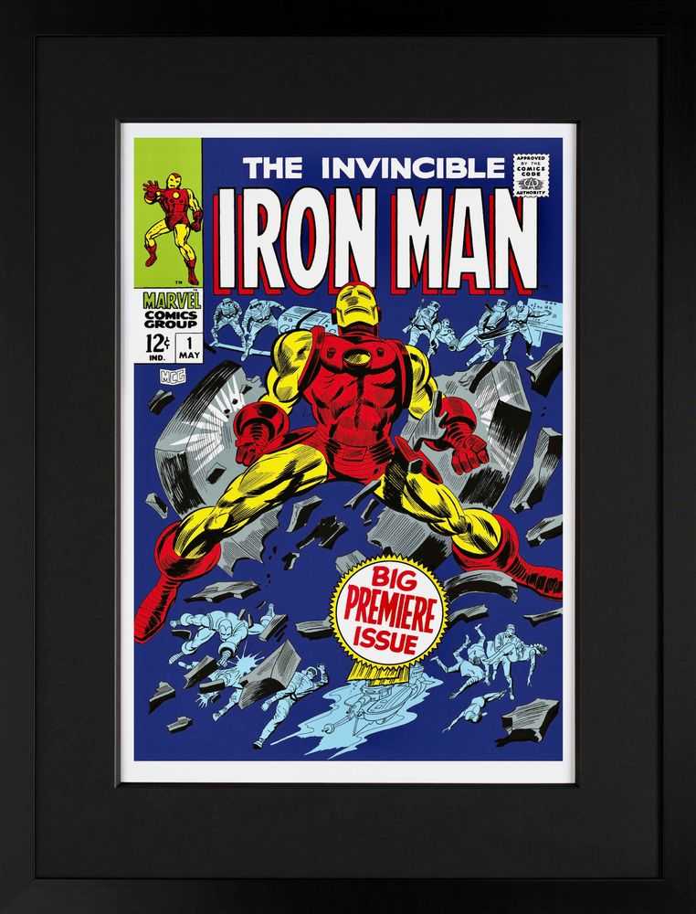 Stan Lee (Marvel), ‘The Invincible Iron Man #1 - Big Premiere Issue’, 2016, Print, Giclee on paper, Castle Fine Art, Numbered, Framed