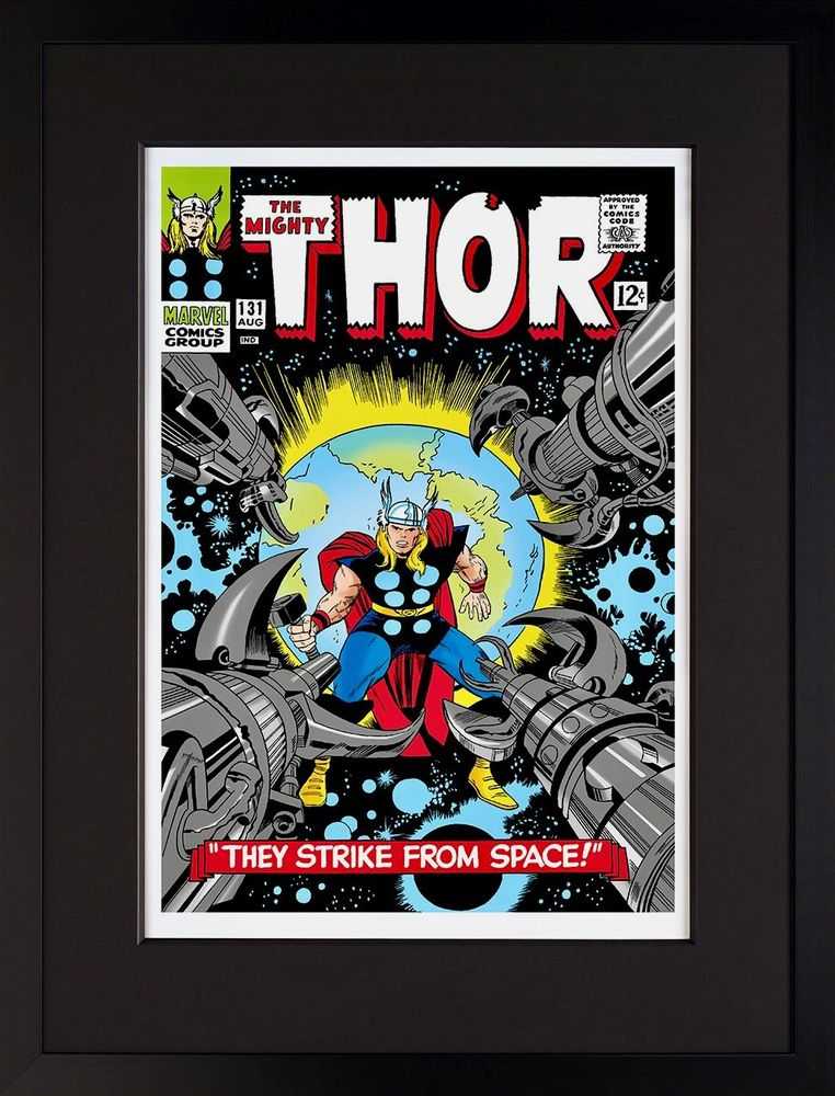 Stan Lee (Marvel), ‘The Mighty Thor #131 - They Strike From Space! - Giclee on Paper Edition’, 2015, Print, Giclee on paper, Castle Fine Art, Numbered, Framed