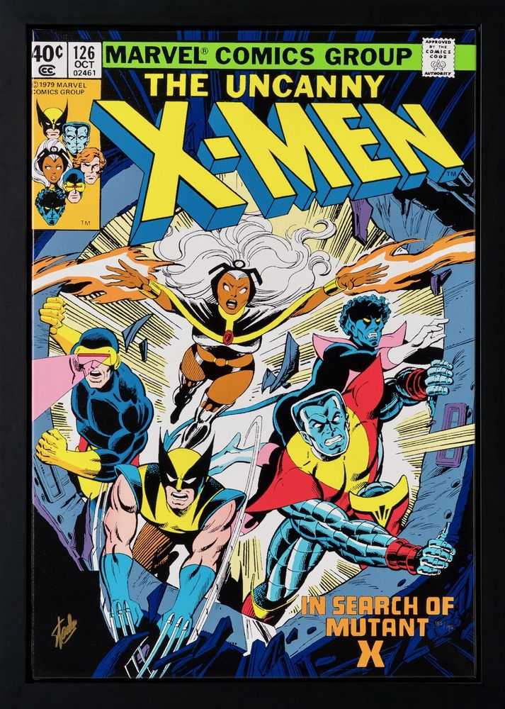 Stan Lee (Marvel), ‘The Uncanny X-Men #126 - In Search Of Mutant X - Boxed Canvas Edition’, 2024, Print, Boxed canvas, Castle Fine Art, Numbered