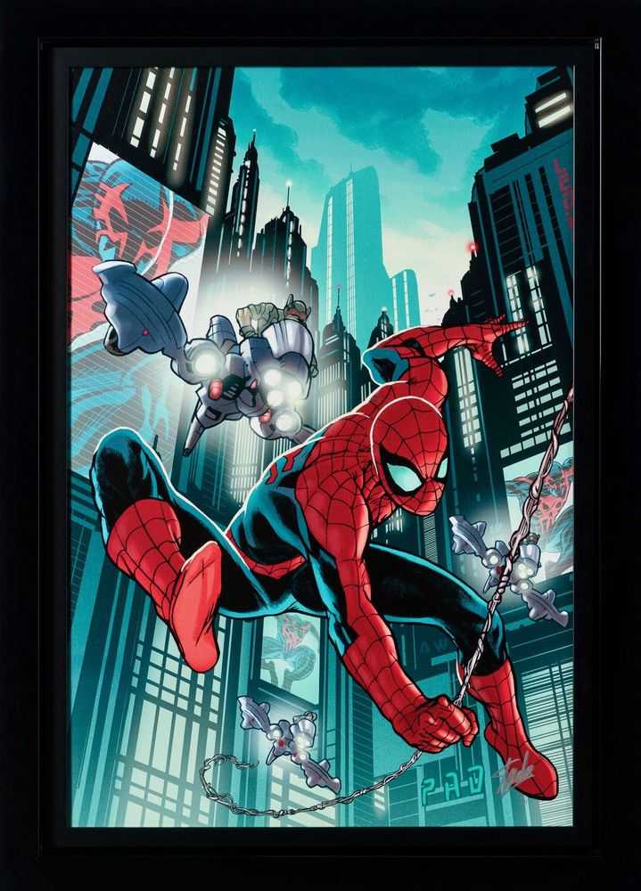 Stan Lee (Marvel), ‘Timestorm 2009/2099: Spider-Man One-Shot #1 (Deluxe Edition)’, 2023, Print, Fine Art Print, Castle Fine Art, Numbered, Framed