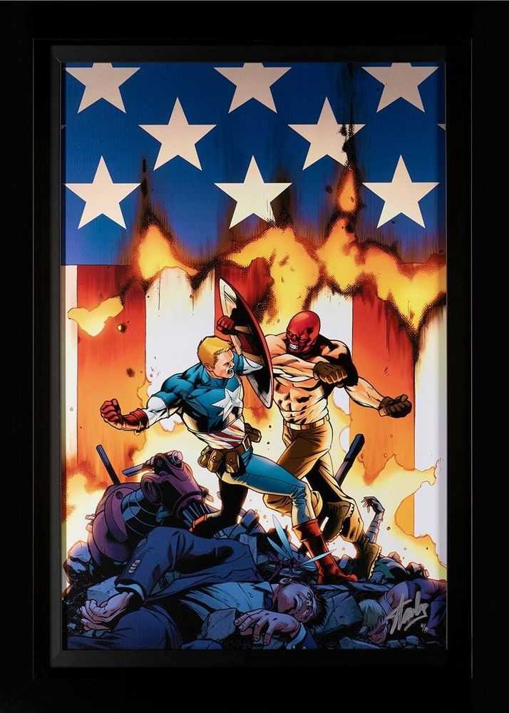 Stan Lee (Marvel), ‘Ultimate Avengers #8 (Collector's Edition)’, 2021, Print, Canvas on board, Castle Fine Art, Numbered